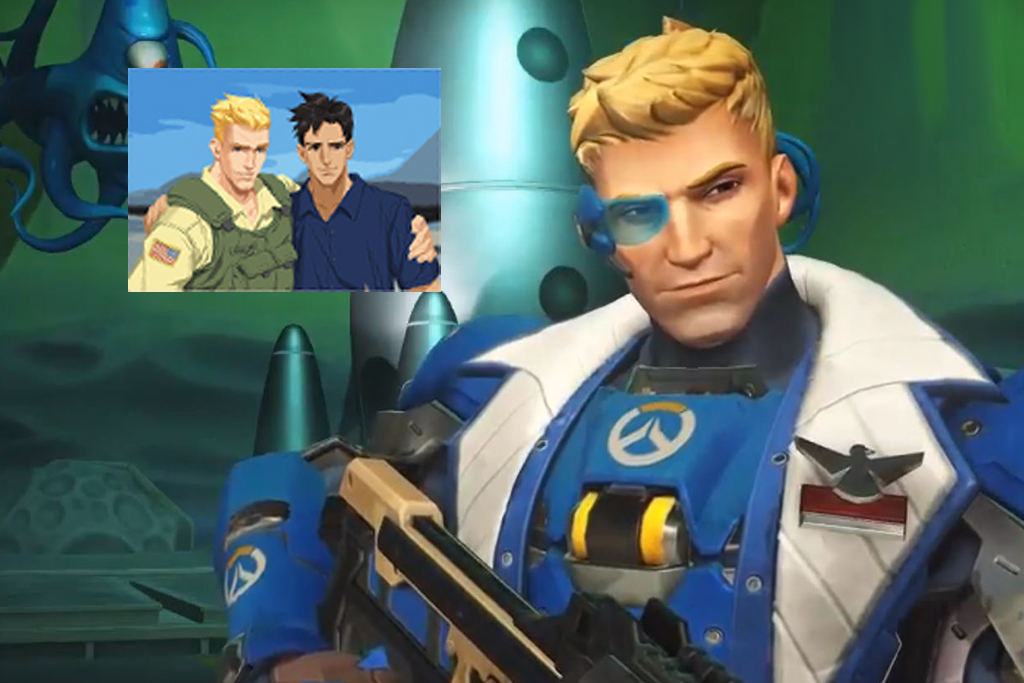 is soldier 76 gay